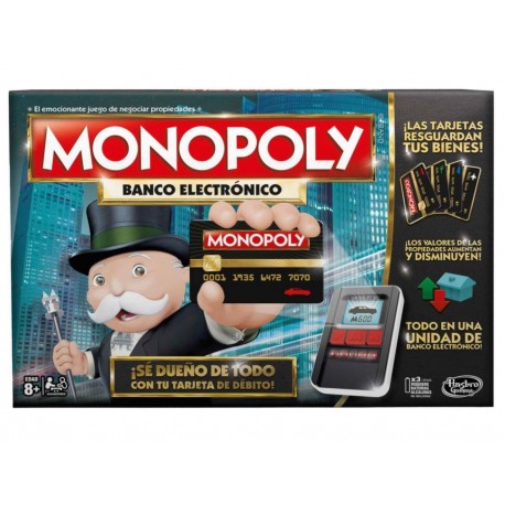 Hasbro Monopoly Banco Eletrónico-ComercializadoraZeus- 1051082709
