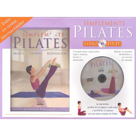 Simplemente Pilates Libro y Dvd-ComercializadoraZeus- 1036378723