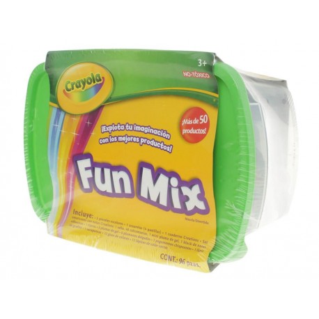 Crayola Set Escolar Fun Mix 96 Piezas-ComercializadoraZeus- 1023104713