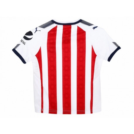 Jersey Puma Chivas de Guadalajara Réplica Local para niño-ComercializadoraZeus- 1059597096