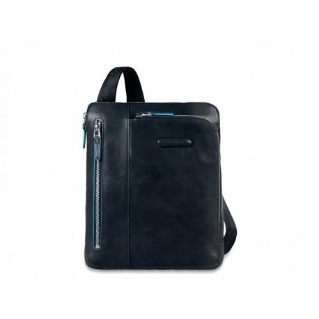Piquadro Bolso Pequeño Blue Square con Bolsillo para Lector de mp3 y Porta iPad/iPad®Air-ComercializadoraZeus- 1038787221