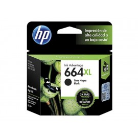 Cartucho HP Tinta 664XL Negro-ComercializadoraZeus- 1045892685