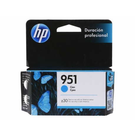 Cartucho de impresora Hp 951 cian-ComercializadoraZeus- 1057418598