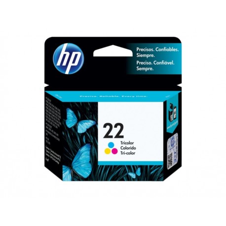 Cartucho HP Tinta 22 Tricolor-ComercializadoraZeus- 1057418679