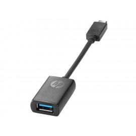 HP Adaptador USB-C a USB 3.0 Negro-ComercializadoraZeus- 1049895549