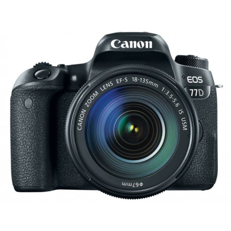 Cámara Canon EOS 77D EF-S18-135mm IS USM-ComercializadoraZeus- 1057814663
