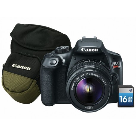 Kit Canon EOS Rebel T6 18-55mm Zoom pack SD-ComercializadoraZeus- 1057354859