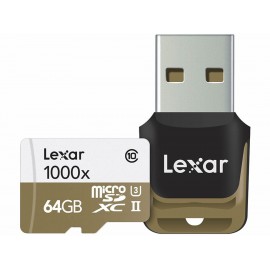 Lexar Memoria MicroSD 64 GB 1000X con USB-ComercializadoraZeus- 1043697095