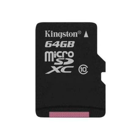 Kingston Tarjeta de Memoria MicroSDXC 64Gb C10 60Mb/s (Lectura)-ComercializadoraZeus- 1017347264