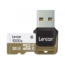 Lexar Tarjeta de Memoria MicroSD de 32 GB Clase 10 con Adaptador-ComercializadoraZeus- 1037984929