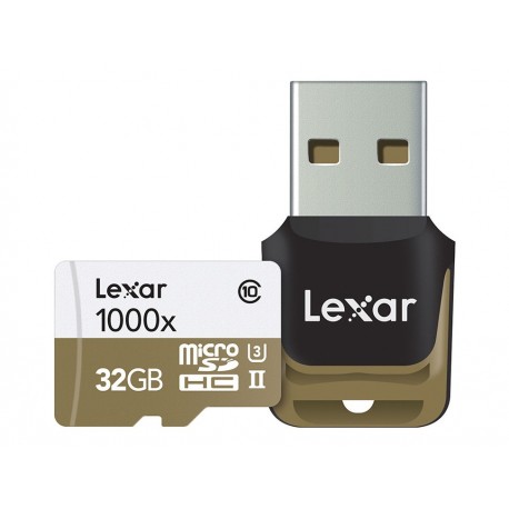 Lexar Tarjeta de Memoria MicroSD de 32 GB Clase 10 con Adaptador-ComercializadoraZeus- 1037984929