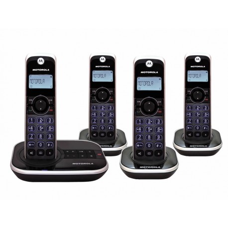 Motorola Teléfono Con Identificador De Llamadas Y Contestadora Negro Gate4500Ce-ComercializadoraZeus- 1026393562