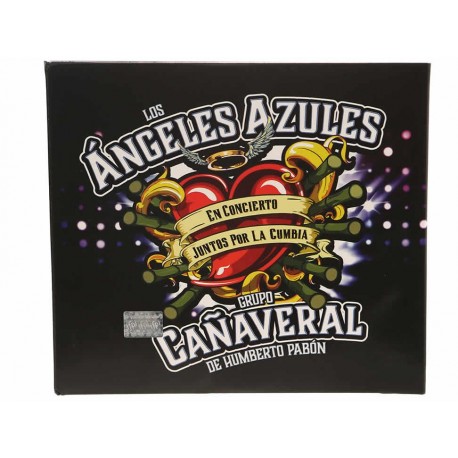 Juntos por la Cumbia los Ángeles Azules y Grupo Cañaveral CD + DVD-ComercializadoraZeus- 1032081378