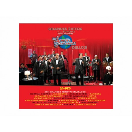 Grandes Éxitos de las Sonoras con la más Grande Edición de Lujo Sonora Santanera CD + DVD-ComercializadoraZeus- 1033541119