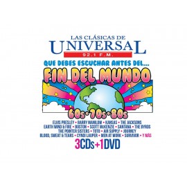 Sony Music Las Clásicas de Universal 92.1 FM que debes de Escuchar Antes¿del Fin del Mundo 3 CD + DVD-ComercializadoraZeus- 1013
