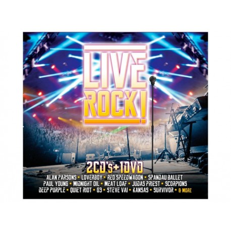 Live Rock 2 CDS + 1 DVD-ComercializadoraZeus- 1054960758