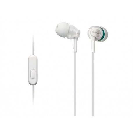 Audífonos In Ear Sony MDR-EX110AP W Blanco-ComercializadoraZeus- 1027642388