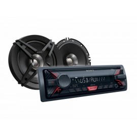 Sony Kit DSX-A100U XS-FB161E Autoestéreo Negro-ComercializadoraZeus- 1053297982