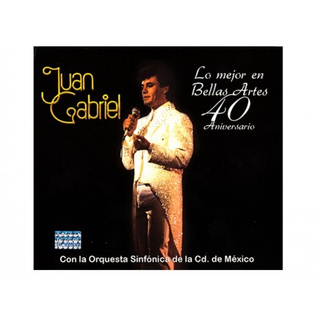 Sony Music Juan Gabriel Lo Mejor en Bellas Artes 40 Años CD DVD-ComercializadoraZeus- 1027669162