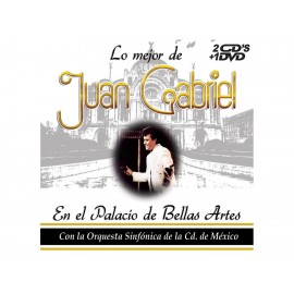 Sony Music Juan Gabriel Lo Mejor de Juan Gabriel en el Palacio de Bellas Artes CD DVD-ComercializadoraZeus- 74586368