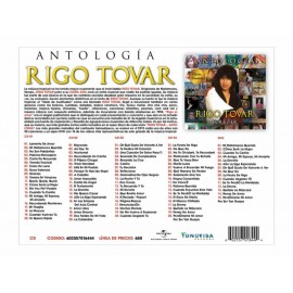 Rigo Tovar Antología Boxset (4CD+DVD)-ComercializadoraZeus- 1051299317
