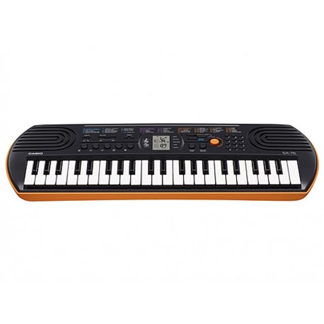 Casio Teclado Mini Naranja SA-76 Naranja-ComercializadoraZeus- 1022187208