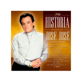 Mi Historia Musical José José 2 CDS + DVD-ComercializadoraZeus- 1054960731