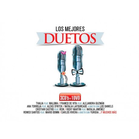 Los Mejores Duetos 3 CDS + 1 DVD-ComercializadoraZeus- 1054960774
