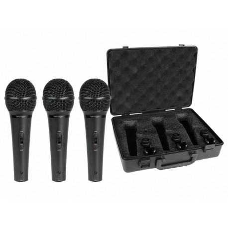 Set de microfónos Bheringer XM1800S negros-ComercializadoraZeus- 1060466421