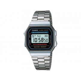 Casio Classic A168WA-1VT Reloj Unisex Color Plata-ComercializadoraZeus- 1030800989