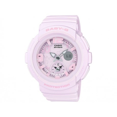 Casio Traveler BGA-190BC-4BCR Reloj para Dama Color Rosa Pastel-ComercializadoraZeus- 1052635841