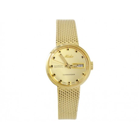 Mido Commander M716937213 Reloj para Dama Color Dorado-ComercializadoraZeus- 18922461
