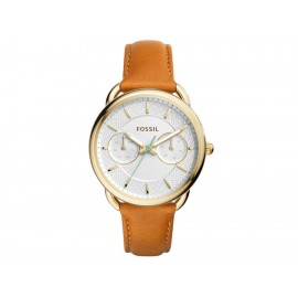 Fossil Tailor ES4006 Reloj para Dama Color Café Claro-ComercializadoraZeus- 1047829093