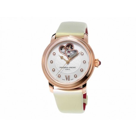 Frederique Constant Ladies Automatic FC-310WHF2P4 Reloj para Dama Color Beige-ComercializadoraZeus- 1023104691
