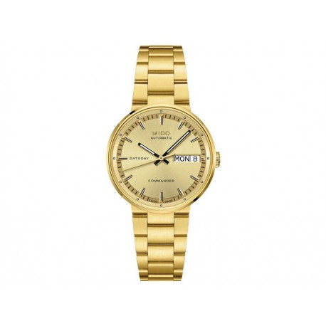 Mido Commander II M0142303302100 Reloj para Dama Color Dorado-ComercializadoraZeus- 1017883832