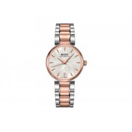 Mido Baroncelli M0222072203110 Reloj para Dama Color Acero/Oro Rosa-ComercializadoraZeus- 1027783291