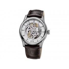 Reloj unisex Oris Cultura 734 7670 4051 LS café obscuro-ComercializadoraZeus- 1017333557
