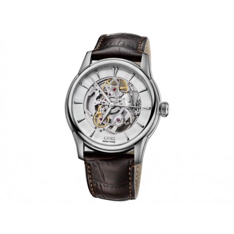Reloj unisex Oris Cultura 734 7670 4051 LS café obscuro-ComercializadoraZeus- 1017333557
