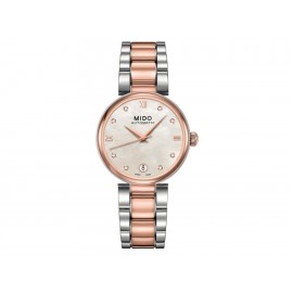 Mido Baroncelli M0222072211610 Reloj para Dama Color Acero/Oro Rosa-ComercializadoraZeus- 1037482303