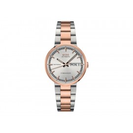 Mido Commander II M0142302203180 Reloj para Dama Color Acero Oro Rosa-ComercializadoraZeus- 1017883859