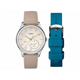 Timex Iq Smartwatch Reloj Híbrido para Dama Color Beige/Azul-ComercializadoraZeus- 1054210929
