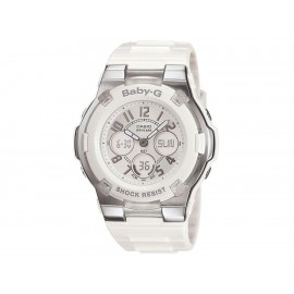 Casio Baby-G BGA-110-7BCR Reloj para Dama Color Blanco-ComercializadoraZeus- 1009068984