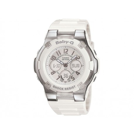 Casio Baby-G BGA-110-7BCR Reloj para Dama Color Blanco-ComercializadoraZeus- 1009068984
