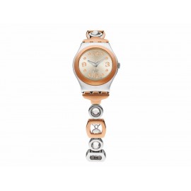 Swatch Irony YSS234G Reloj para Dama Color Plata/Oro Rosa-ComercializadoraZeus- 70221101
