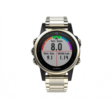 Monitor Garmin Fenix 5S Zafiro Champagne Con Correa De Metal-ComercializadoraZeus- 1057348930