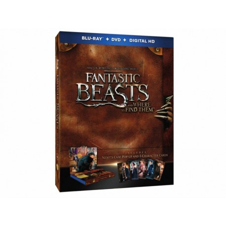 Animales Fantásticos y Dónde Encontrarlos Packaging Pop Up + Blu-Ray + DVD-ComercializadoraZeus- 1056409463