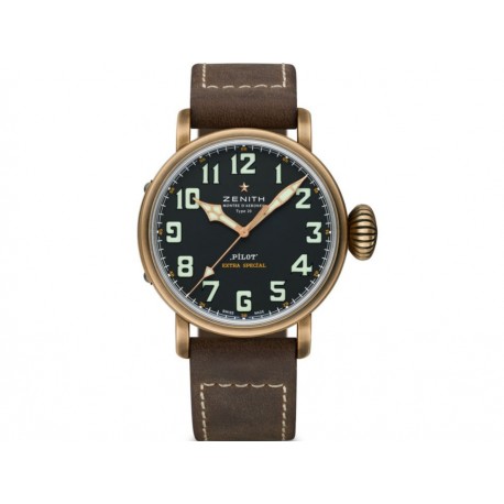 Reloj para caballero Zenith Pilot 29.2430.679/21.C753 café-ComercializadoraZeus- 1040680442