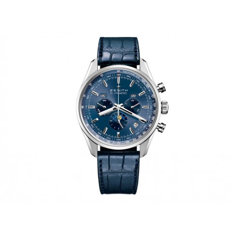 Zenith El Primero 03.2097.410/51.C700 Reloj para Caballero Color Azul-ComercializadoraZeus- 1040680451