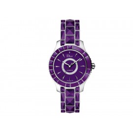 Dior Dior Christal CD144512M001 Reloj para Dama Color Violeta-ComercializadoraZeus- 1043034932