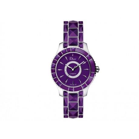 Dior Dior Christal CD144512M001 Reloj para Dama Color Violeta-ComercializadoraZeus- 1043034932